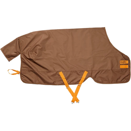 KERBL Lótakaró Rugbe Zero 600d Barna/Narancs, 130 Cm