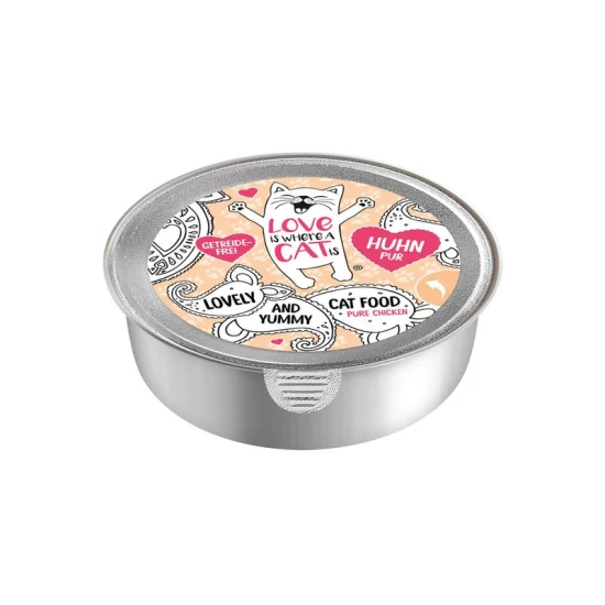 Love is where a cat is konzerv 85g Csirke