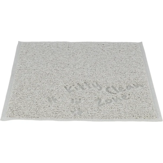 Trixie Macska alomtálca szőnyeg, PVC, 37 × 45 cm, világosszürke