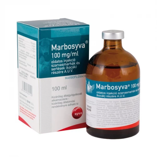 Marbosyva injekció 100 ml