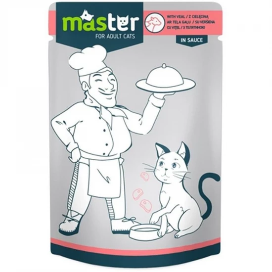 Master Alutasakos Macskaeledel Marha 80g