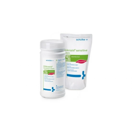 Mikrozid Sensitive wipes Jumbo felületfertőtlenítő kendő utántöltő 200lap/cs