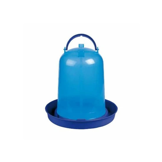Műanyag baromfiitató 8 L kék fehér