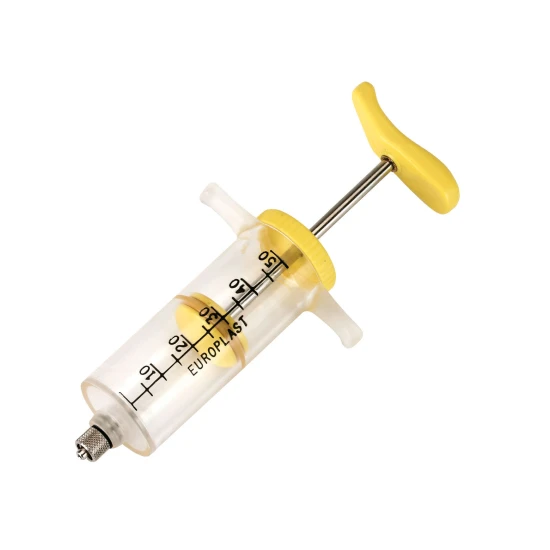 Műanyag fecskendő 50ml LL műanyag fogóval