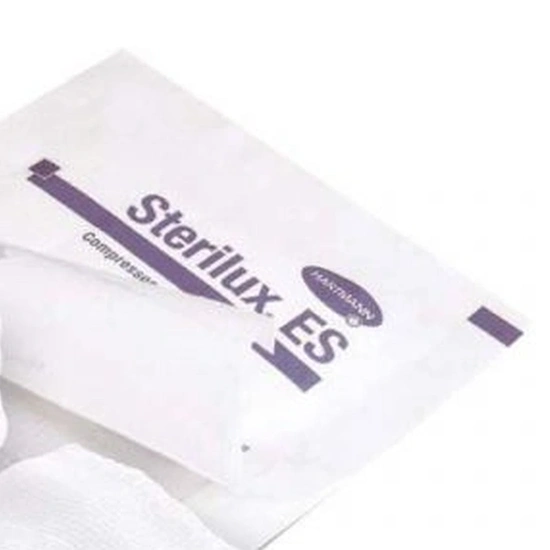 Mull-Lap Sterilux behajtott szélű hajtogatott 8 rétegű 5x5cm steril