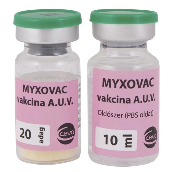 Myxovac vakcina 20 adag + oldószer