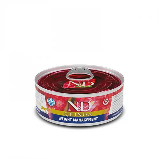 N&D Quinoa Cat konzerv weight management 80g