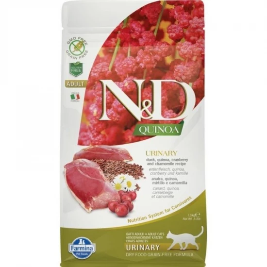 N&D Quinoa Cat Urinary kacsa 1,5kg