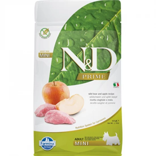N&D Prime Dog vaddisznó&alma adult mini 800g