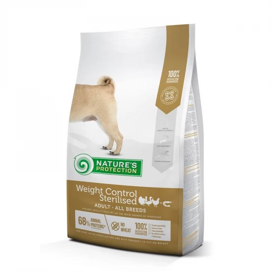 Natures Protection Dog Weight Control Sterilised Poultry & krill Adult 12kg