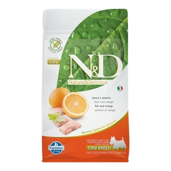 N&D Dog Grain Free Hal & Narancs Adult Mini 7kg