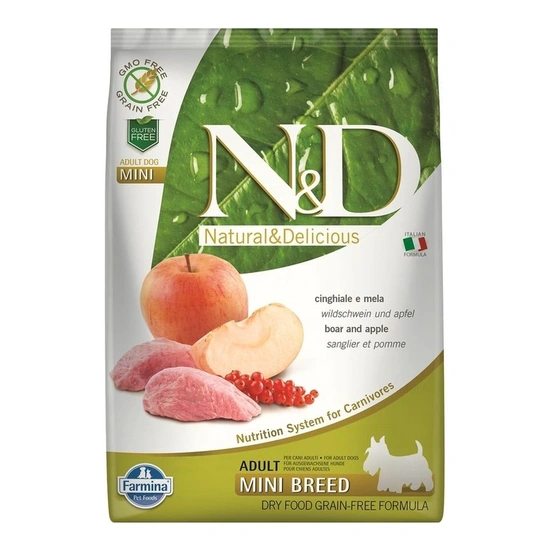 N&D Dog Prime Vaddisznó & alma Adult Mini 7kg