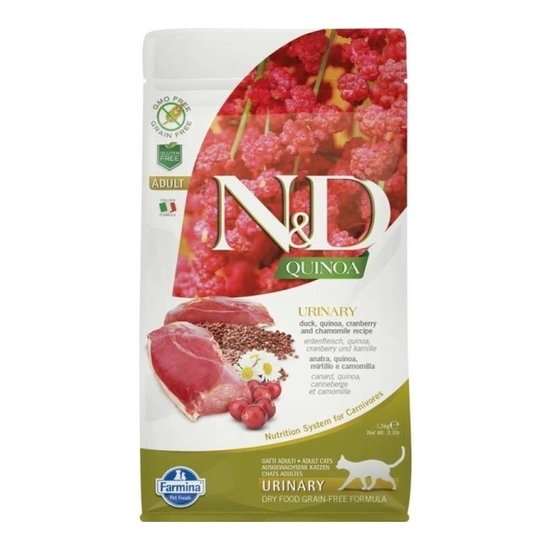 N&D Quinoa Cat Urinary kacsa 1,5kg