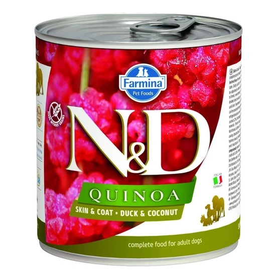 N&D Quinoa Dog konzerv kacsa & kókusz 285g