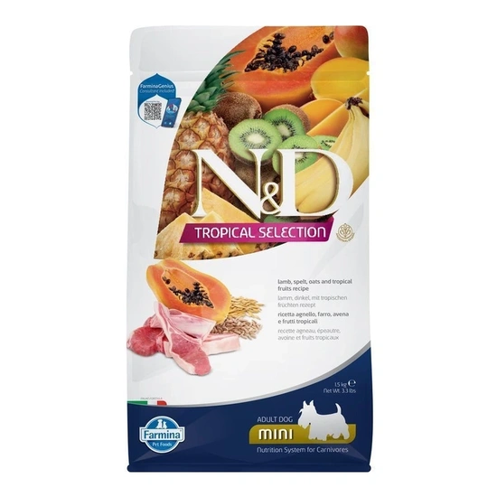 N&D Tropical Selection Dog Lamb Adult Mini 1,5kg