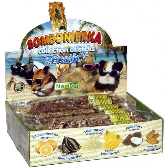 Nestor Bonbonierka Rágcsálónak És Nyúlnak Exotikus 65g
