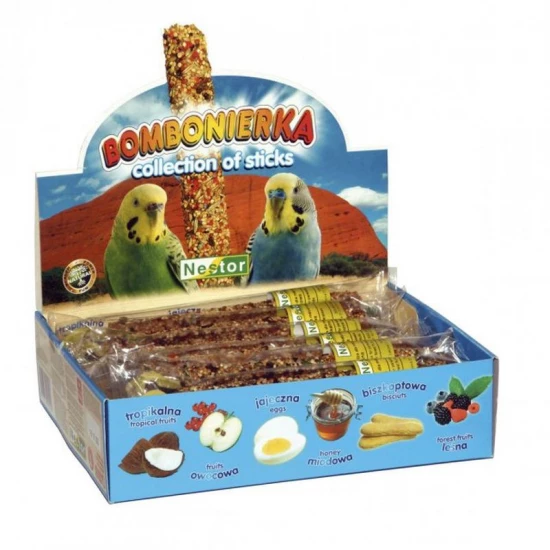 Nestor Bonbonierka Hullámos papagájnak 55g