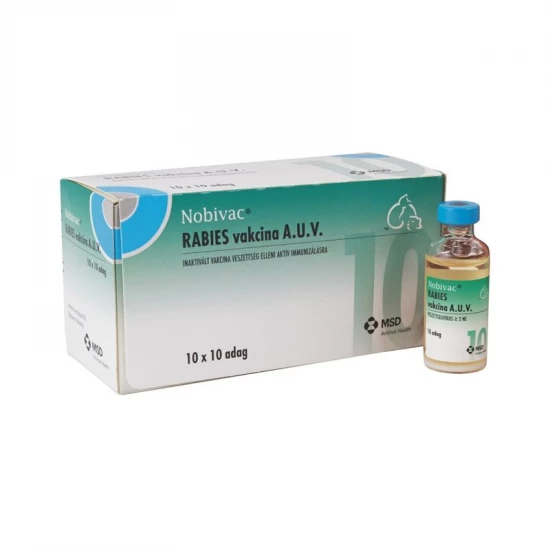 Nobi-Vac Rabies vakcina 10 adag + matrica