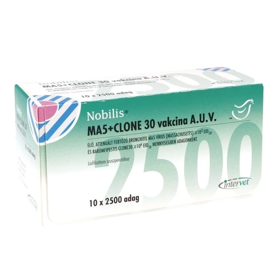 Nobilis Ma5+Clone-30 vakcina 2500 adag