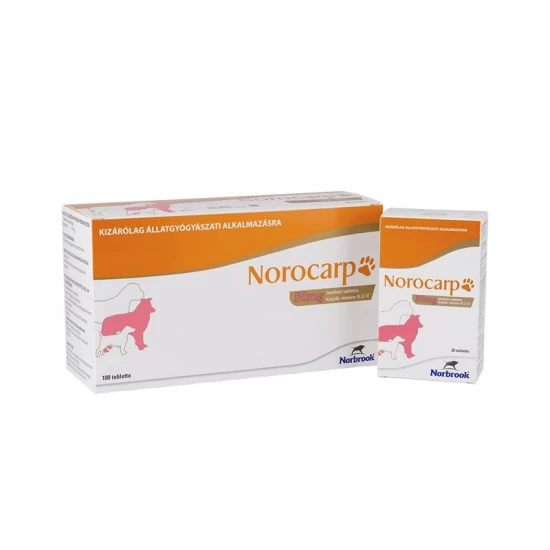Norocarp 50 mg ízesített tabletta 100x leveles