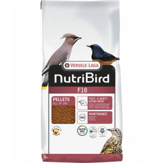 Nutribird F16 Kistestű madár fenntartó pellet 10kg