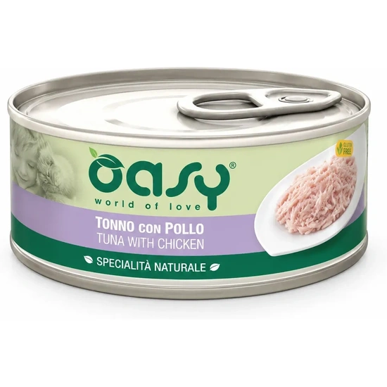 Oasy Cat Konzerv Natural Kitten Chicken 70g