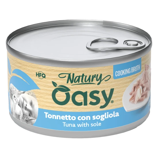 Oasy Cat Konzerv Natury Cooking Broth Tuna with sole Adult 85g