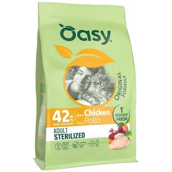 -Oasy Cat Original - Adult Sterilized Chicken 6kg