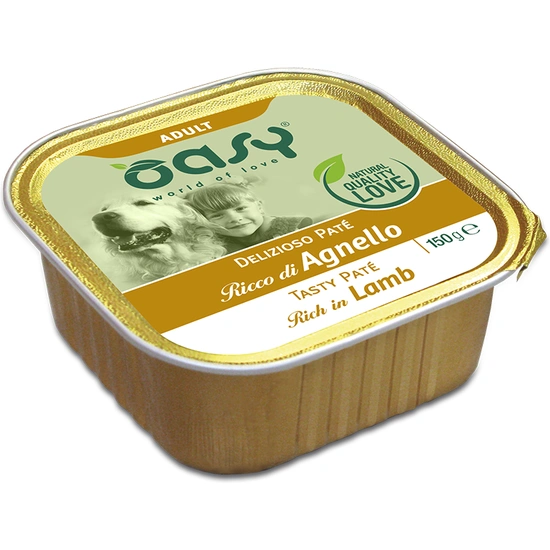 Oasy Dog Alutálka Tasty Paté Adult Lamb 150g