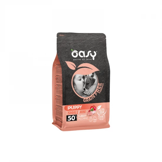 Oasy Dog GF Puppy Small/Mini Turkey 800g