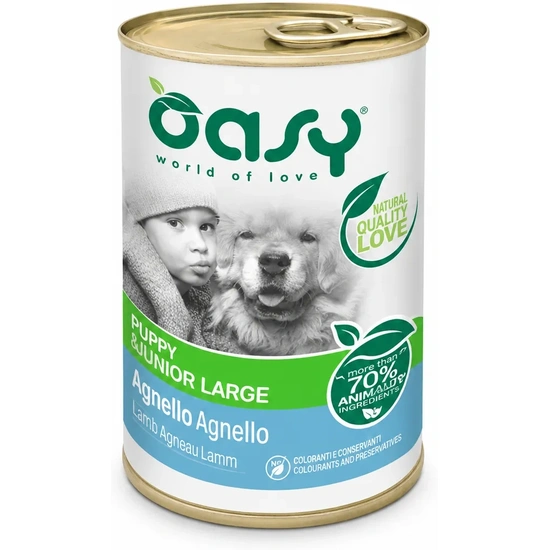 Oasy Dog Konzerv OP Adult Medium/Large Lamb 400g