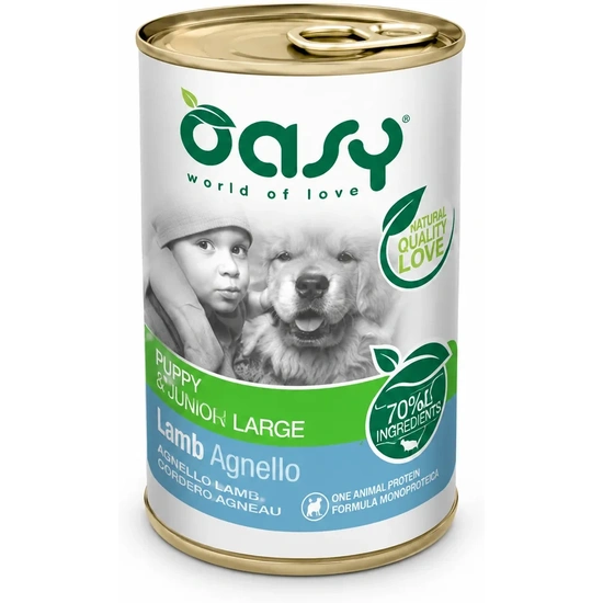 Oasy Dog Konzerv OP Adult Medium/Large Pork 400g