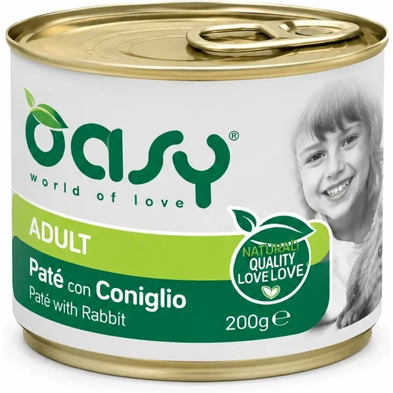 Oasy Dog Konzerv OP Adult Small/Mini Rabbit 200g