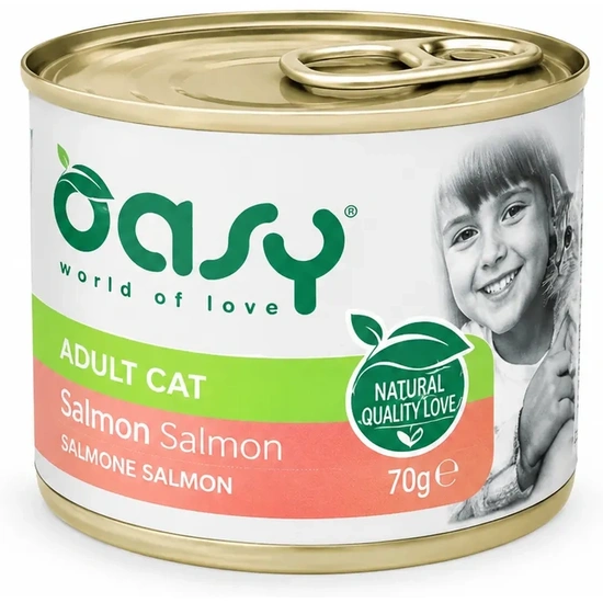 Oasy Dog Konzerv OP Adult Small/Mini Salmon 200g
