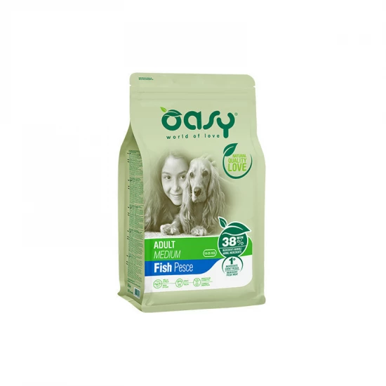Oasy Dog Lifestage Adult Medium Fish 12kg