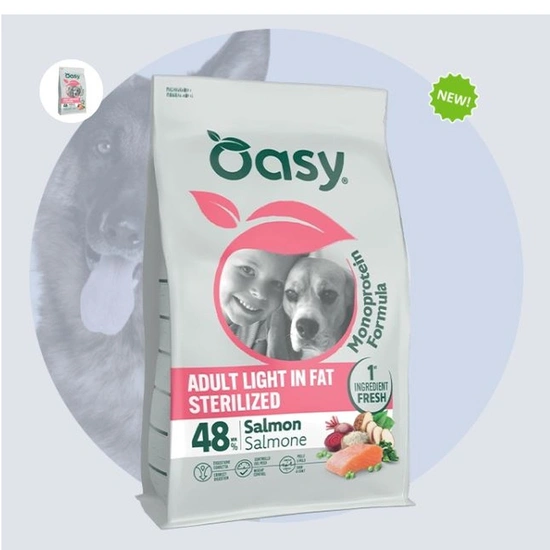 -Oasy Dog Monoprotein Adult Light Salmon 2kg