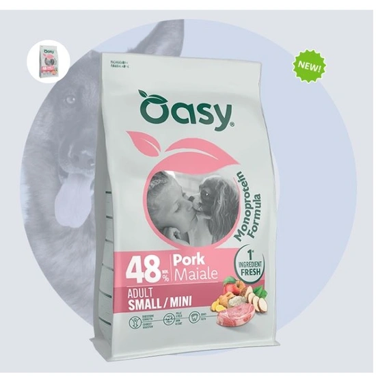 Oasy Dog Monoprotein Adult Small/Mini Pork 2kg
