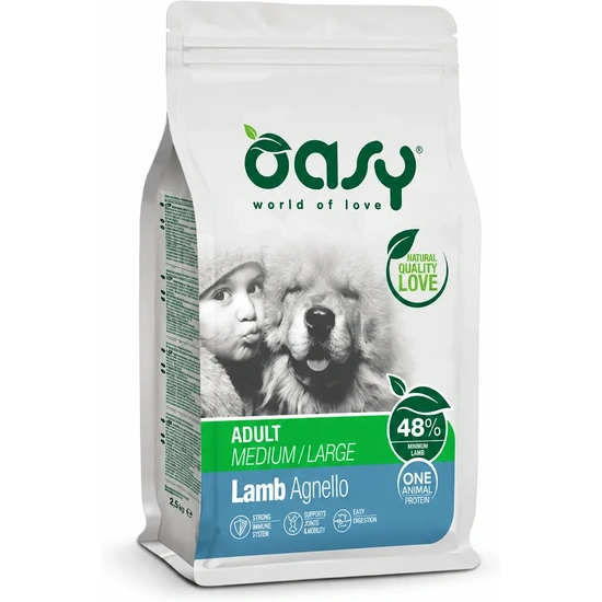 Oasy Dog OAP Adult Medium/Large Lamb 2,5kg