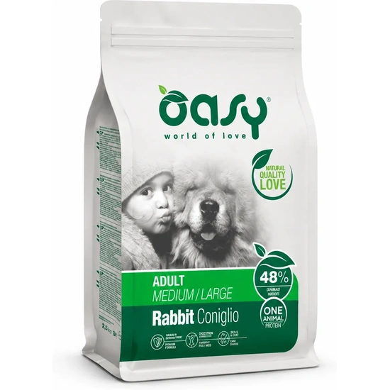 Oasy Dog OAP Adult Medium/Large Rabbit 2,5kg