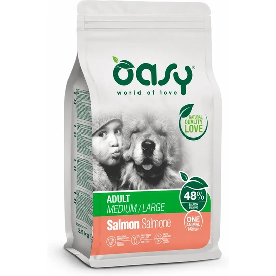Oasy Dog OAP Adult Medium/Large Salmon 12kg