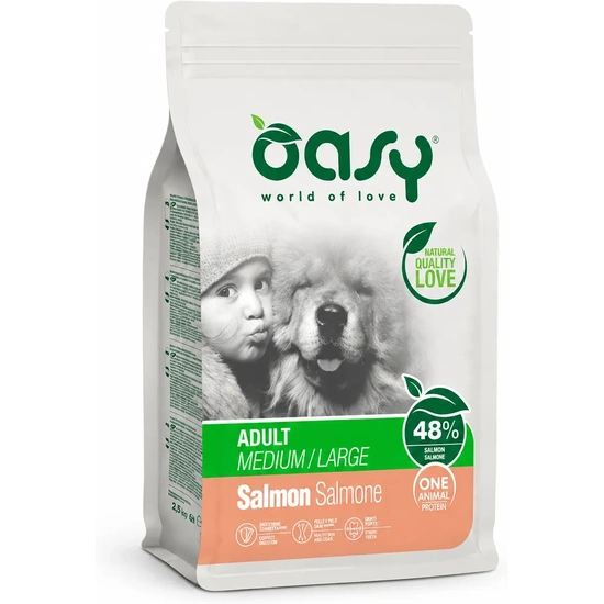 Oasy Dog OAP Adult Medium/Large Salmon 2,5kg