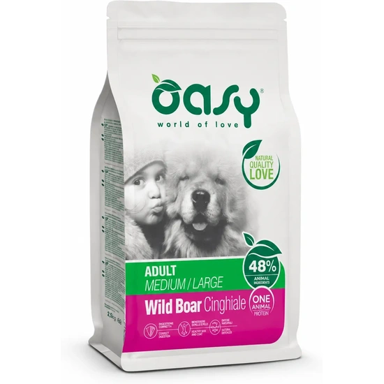 Oasy Dog OAP Adult Medium/Large Wild Boar 12kg