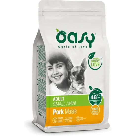 Oasy Dog OAP Adult Small/Mini Pork 2,5kg