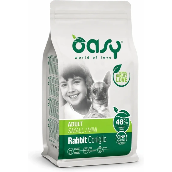 Oasy Dog OAP Adult Small/Mini Rabbit 2,5kg