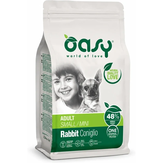 Oasy Dog OAP Adult Small/Mini Rabbit 800g