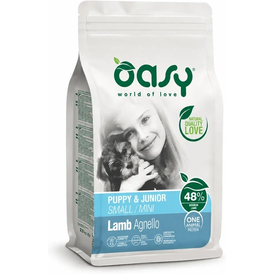 Oasy Dog OAP Puppy Small/Mini Lamb 800g