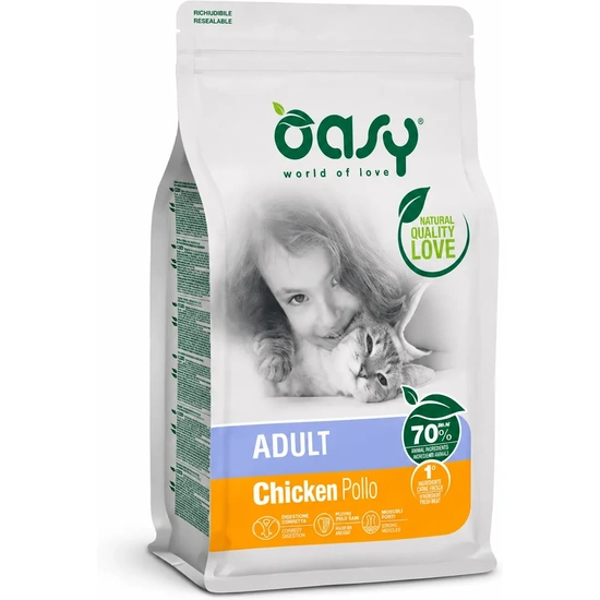 Oasy Lifestage Cat Adult Chicken 300g