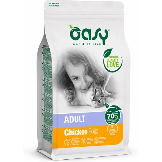 Oasy Lifestage Cat Adult Chicken 7,5kg