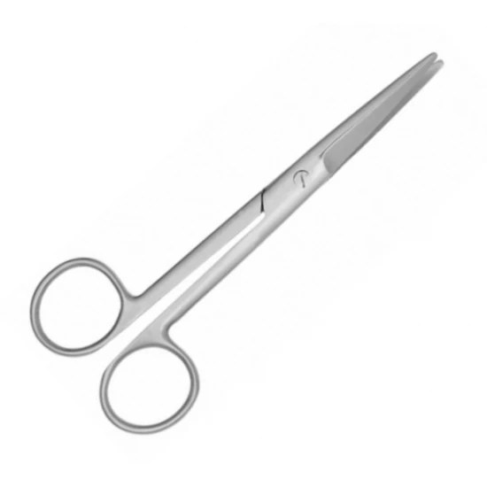 Olló egyenes tompa-tompa 140 mm