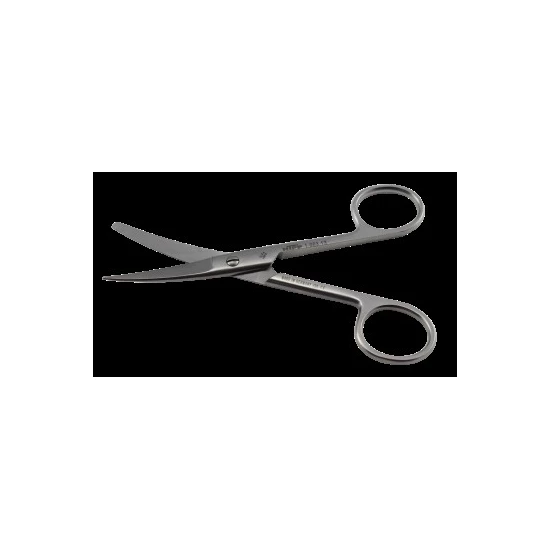 Olló hajlitott tompa-hegyes 160 mm W.